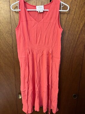 kate spade Coral Sleeveless V-Neck Maxi Dress